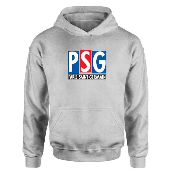 PSG Vintage Gri Hoodie