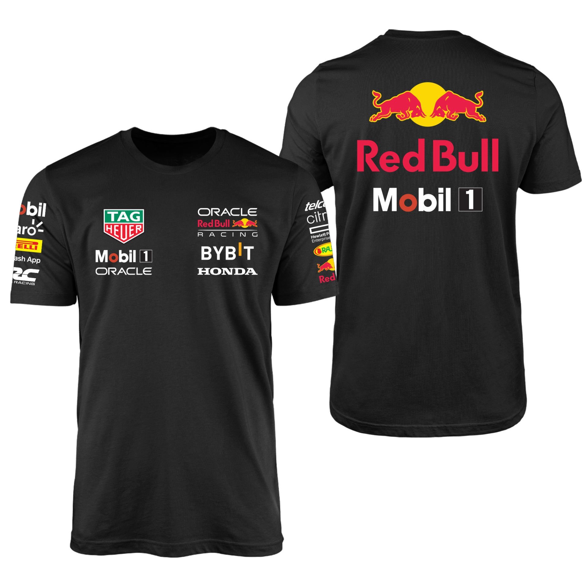 Red Bull Racing Team 2024 Siyah Tişört