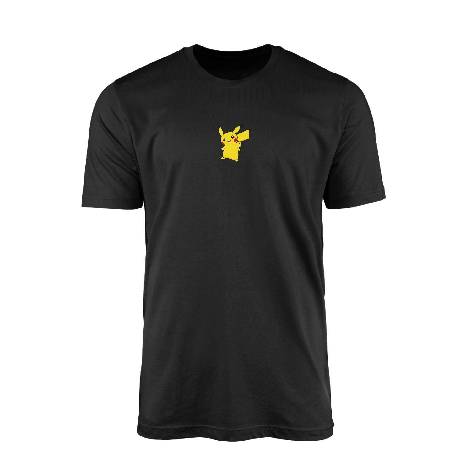 Pikachu Siyah Tshirt