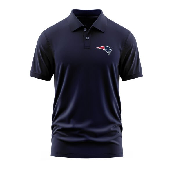 New England Patriots Koyu Lacivert Polo Tişört