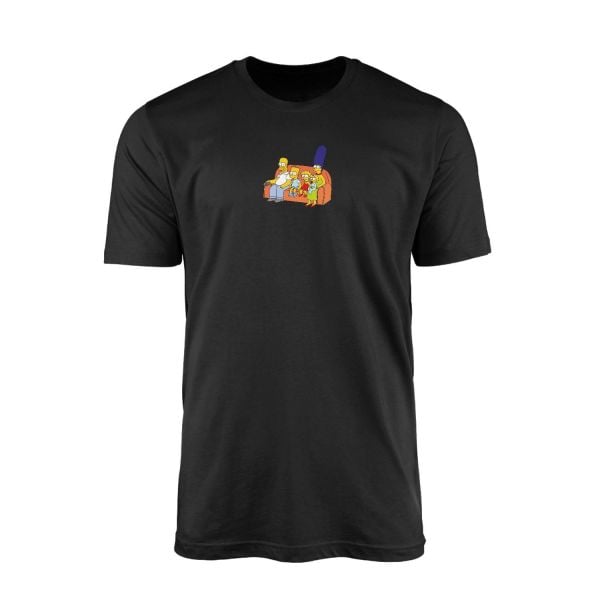 Simpsons Family Siyah Tshirt