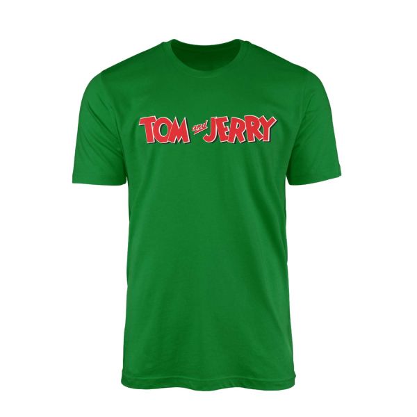 Tom ve Jerry Yeşil Tişört