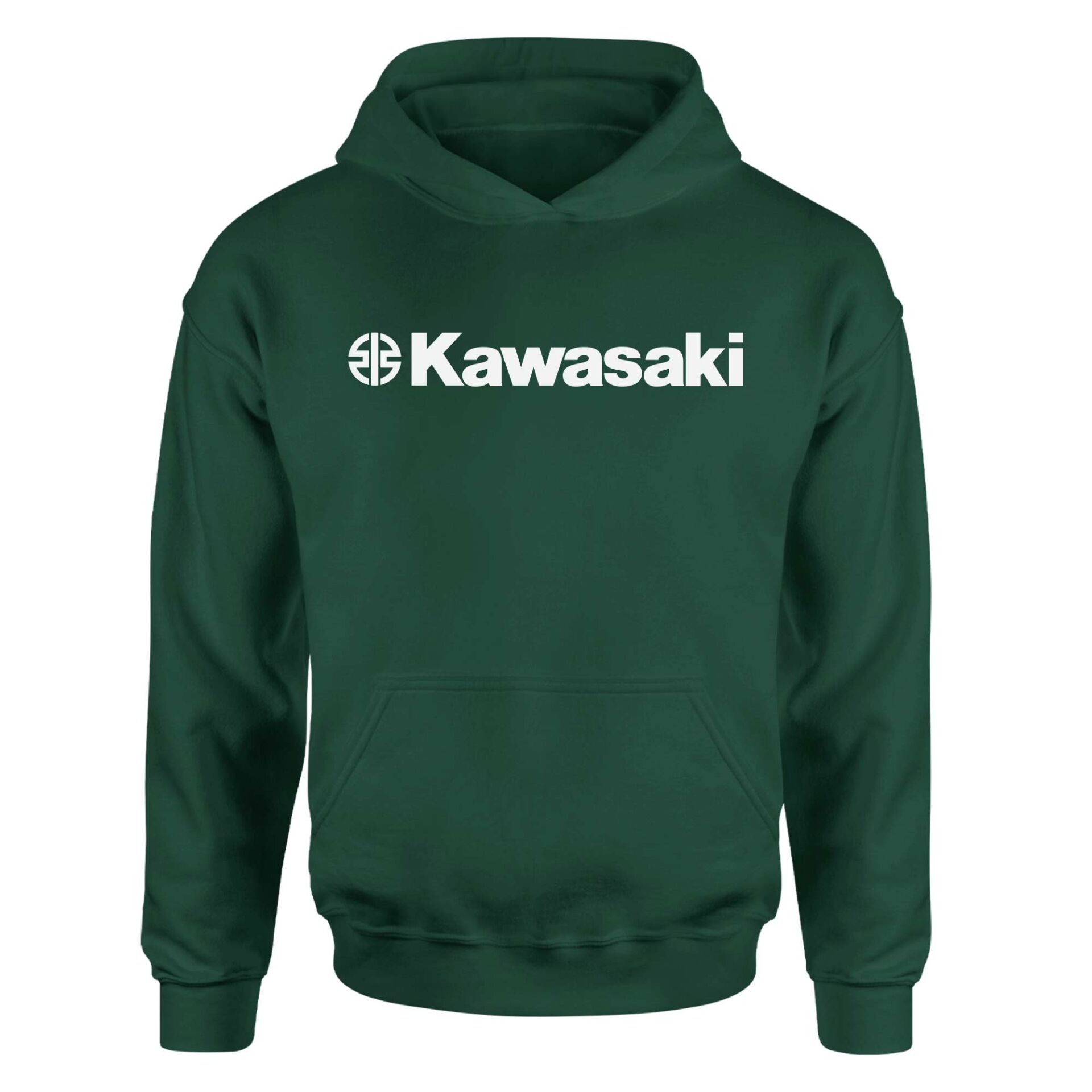 Kawasaki Koyu Yeşil Hoodie