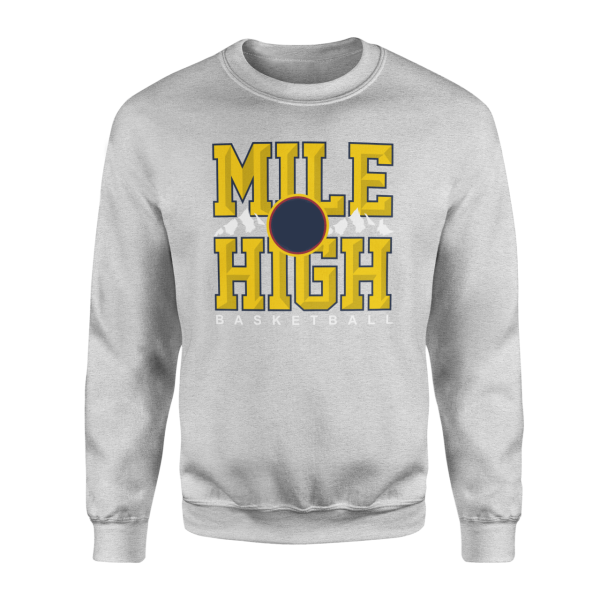 Mile High Basketball Gri Sweatshirt