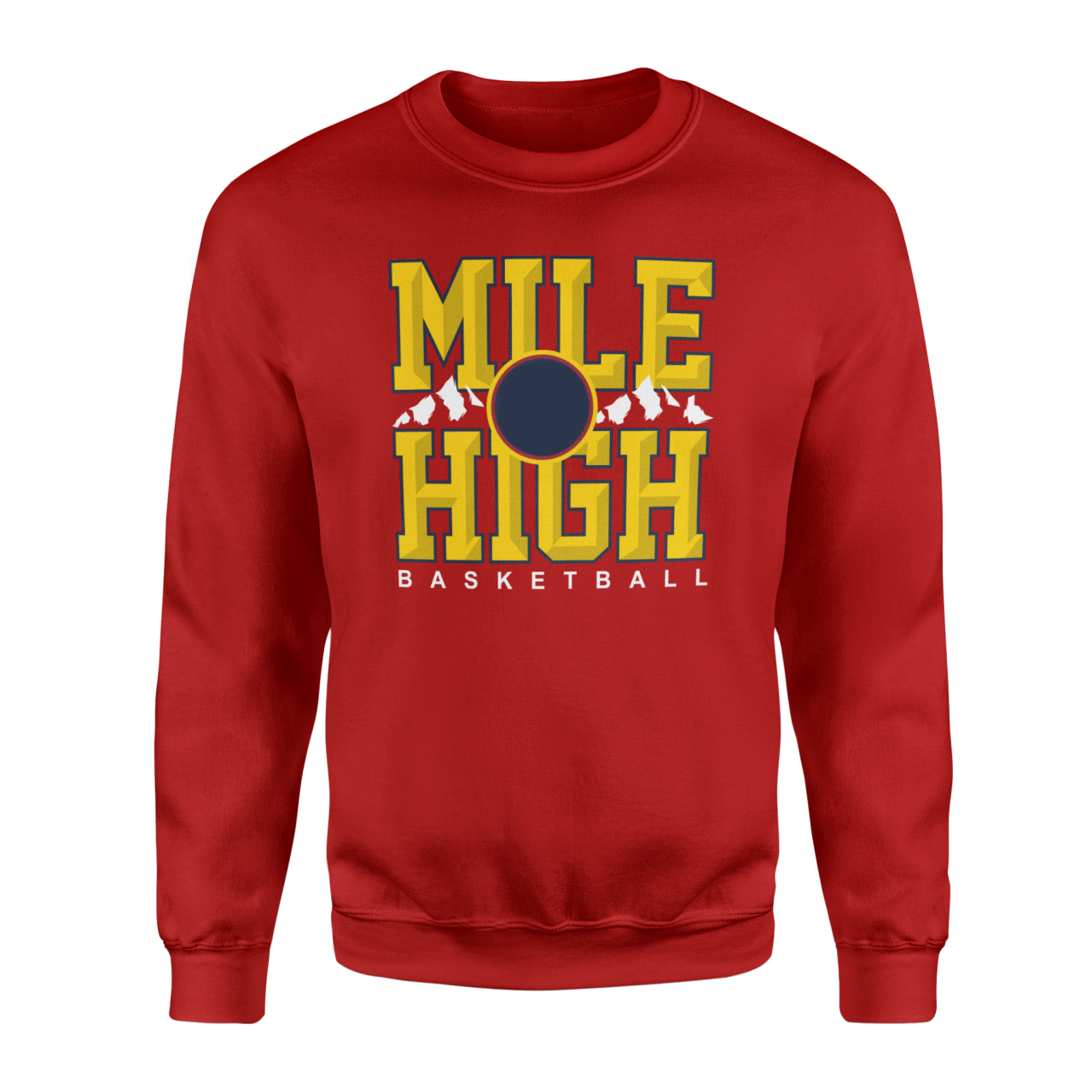 Mile High Basketball Kırmızı Sweatshirt