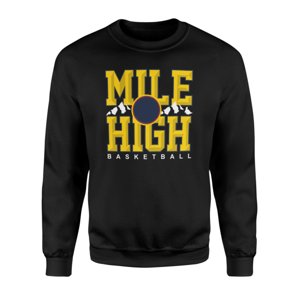 Mile High Basketball Siyah Sweatshirt