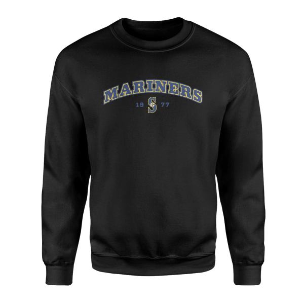Seattle Mariners Siyah Sweatshirt