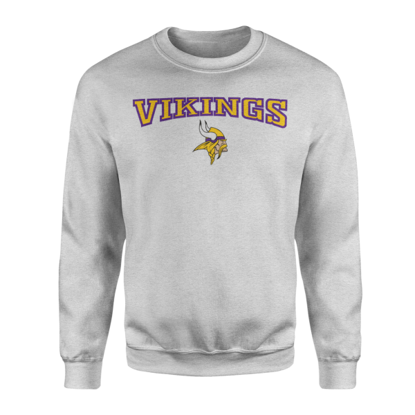 Minnesota Vikings Gri Sweatshirt