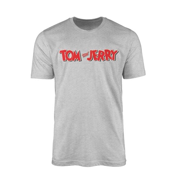Tom ve Jerry Gri Tişört
