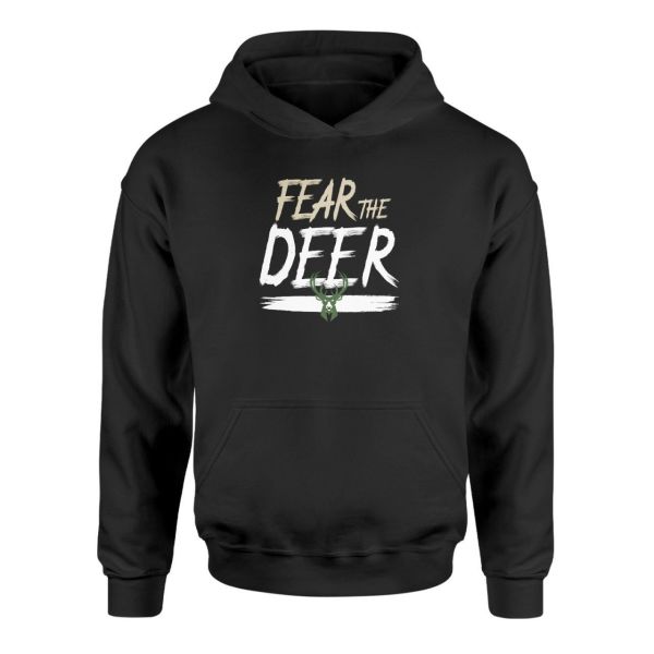 Fear The Deer Siyah Hoodie