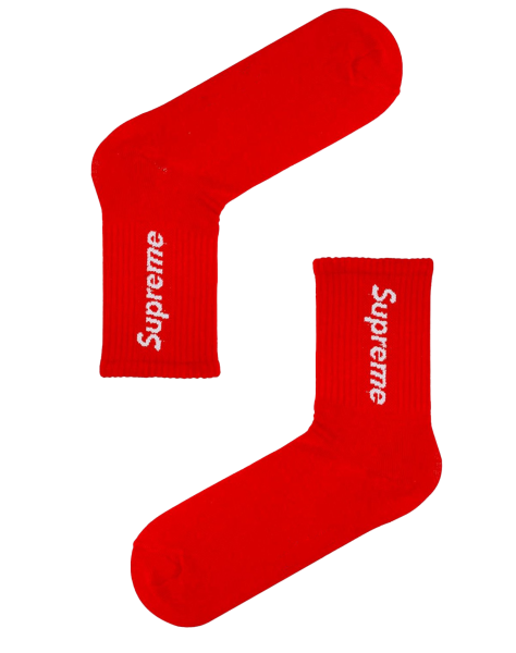 Supreme Kırmızı Spor Çorap