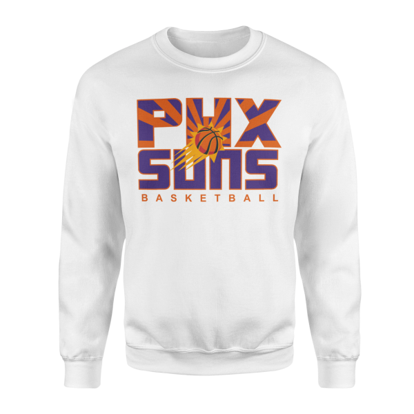Phoenix Suns Beyaz Sweatshirt