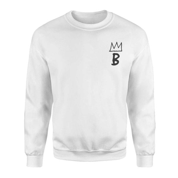 Brooklyn Basquiat Beyaz Sweatshirt