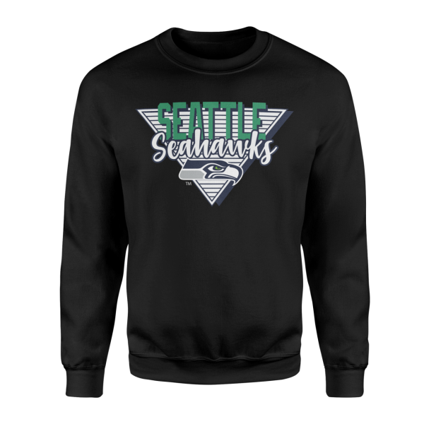 Seattle Seahawks Siyah Sweatshirt