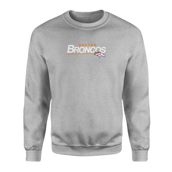 Denver Broncos Gri Sweatshirt