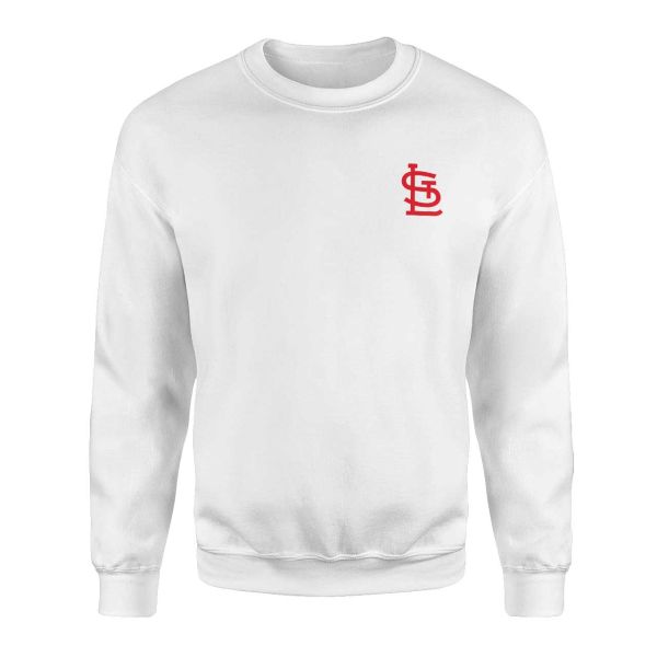 St. Louis Cardinals Beyaz Sweatshirt