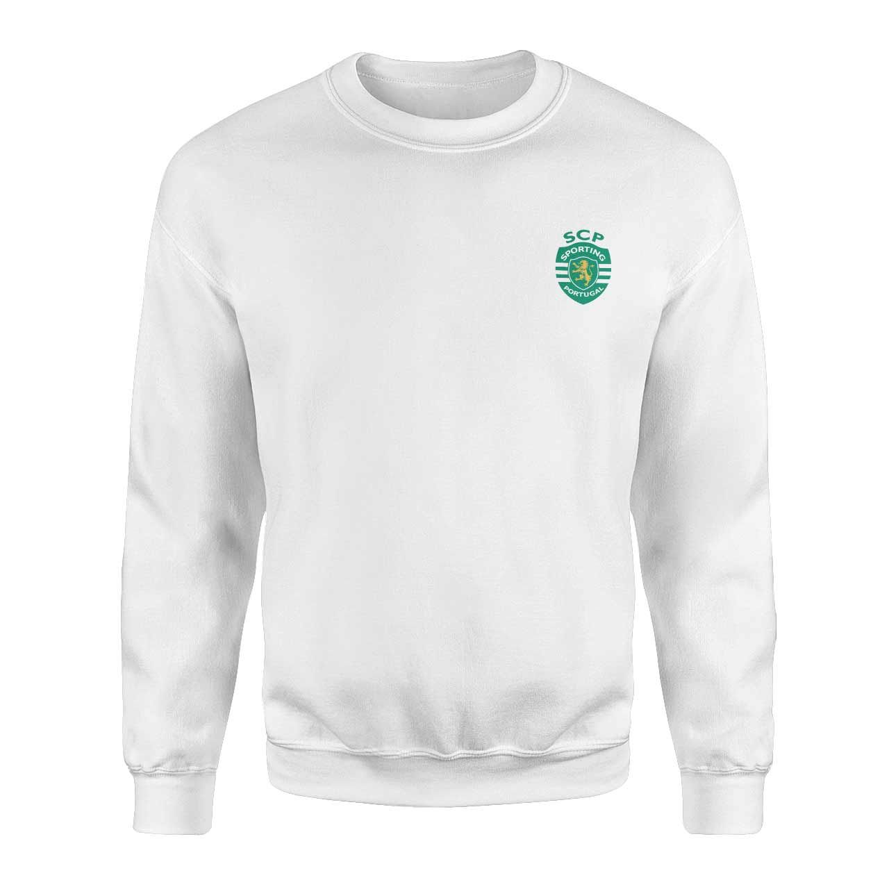 Sporting Lisbon CP Beyaz Sweatshirt