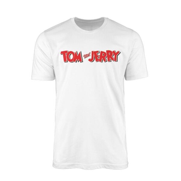 Tom ve Jerry Beyaz Tişört