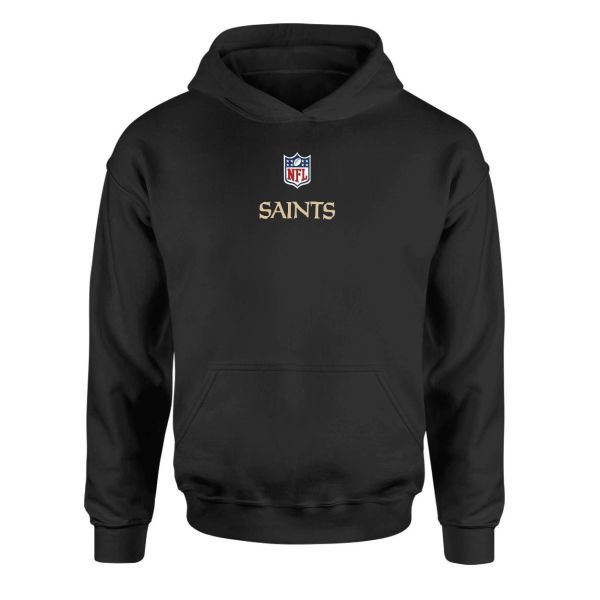 New Orleans Saints Iconic Siyah Hoodie