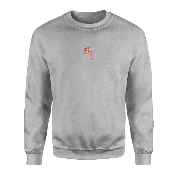 Pembe Panter Gri Sweatshirt