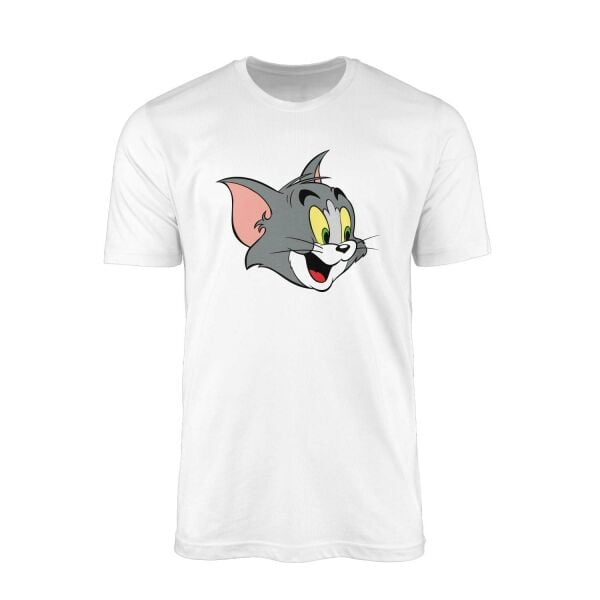 Tom ve Jerry Beyaz Tişört