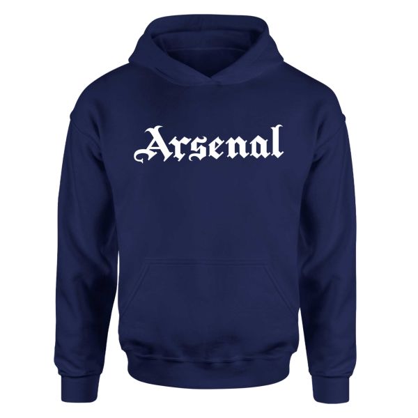 Arsenal Lacivert Hoodie