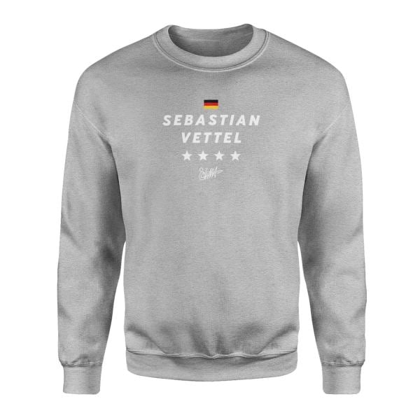 Sebastian Vettel Gri Sweatshirt