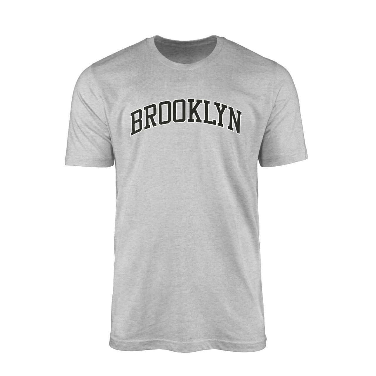 Brooklyn Arch Gri Tshirt