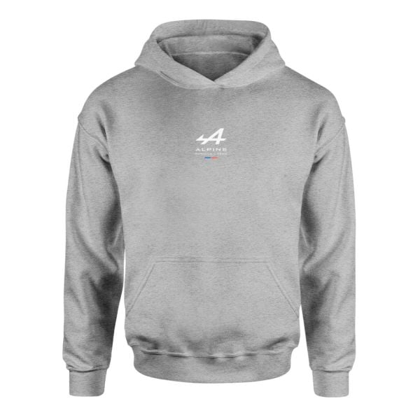 Alpine F1 Team Gri Hoodie