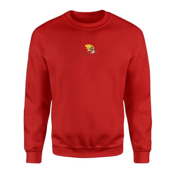 Speedy Gonzalez Kırmızı Sweatshirt