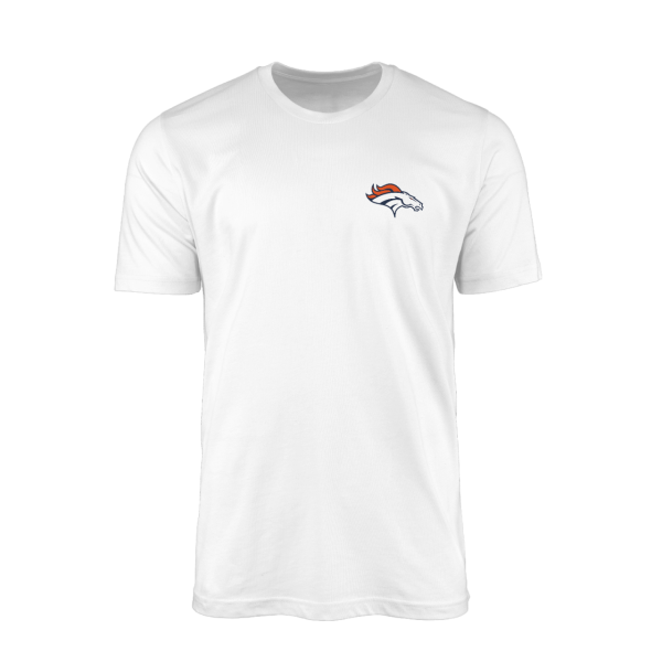 Denver Broncos Superior Logo Beyaz Tshirt