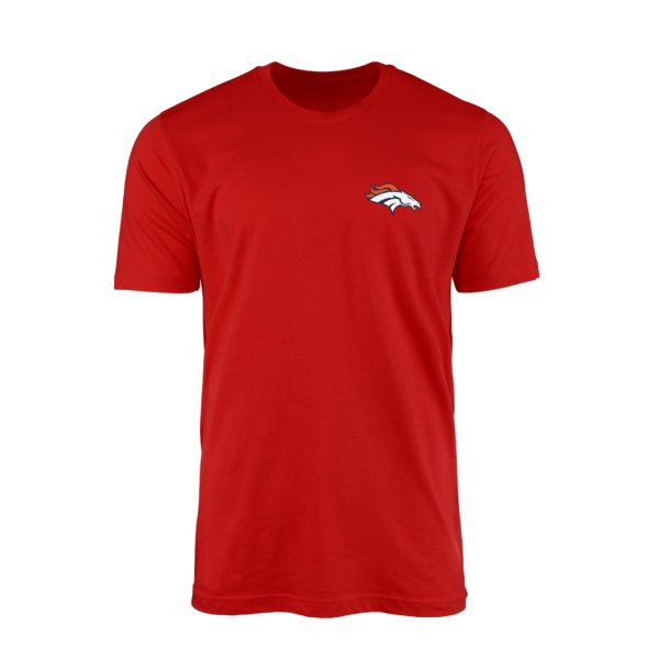 Denver Broncos Superior Logo Kırmızı Tshirt