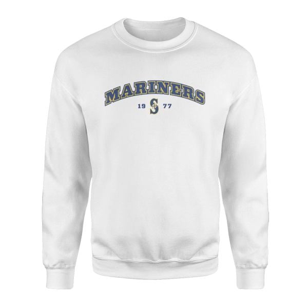 Seattle Mariners Beyaz Sweatshirt