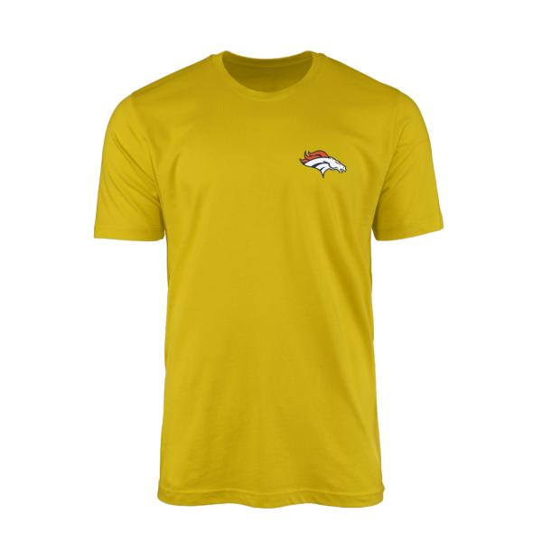 Denver Broncos Superior Logo Sarı Tshirt
