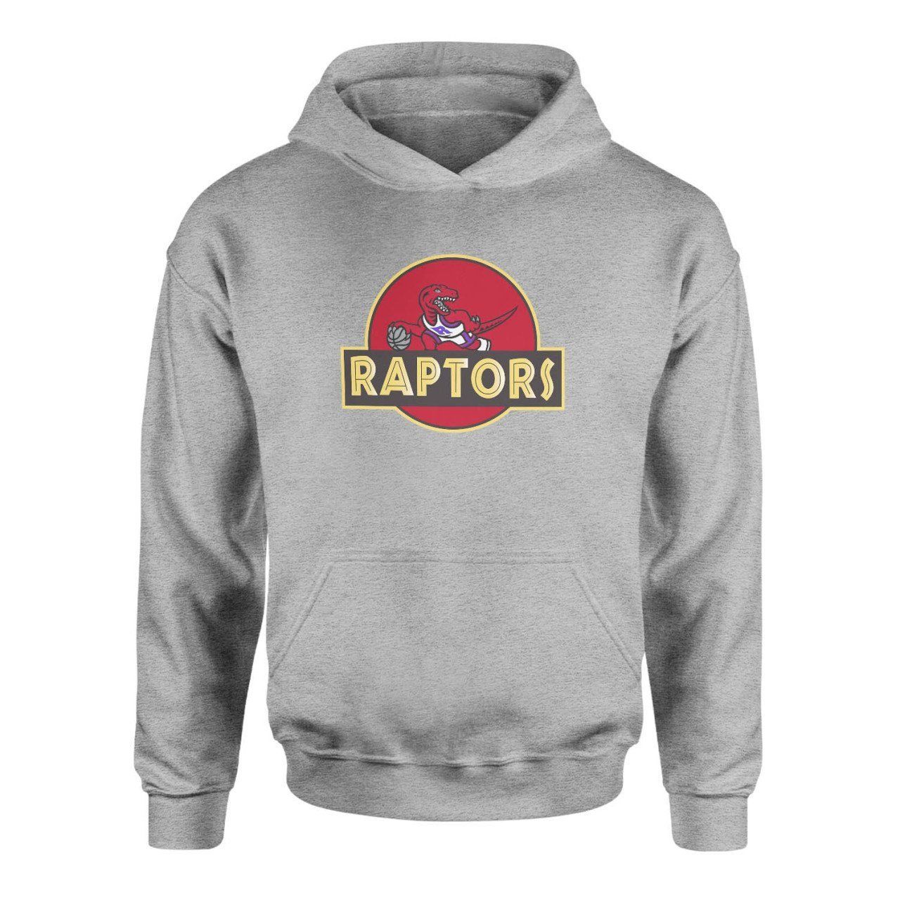 Jurassic Park Edition Gri Hoodie