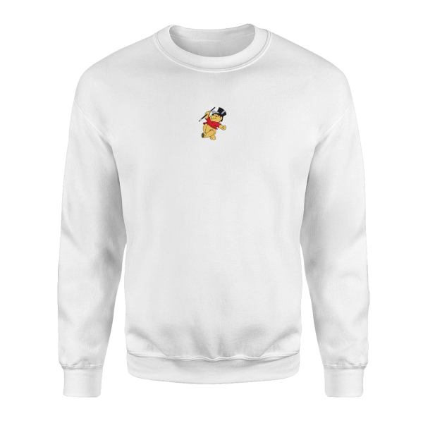 Winnie the Pooh Beyaz Sweatshirt