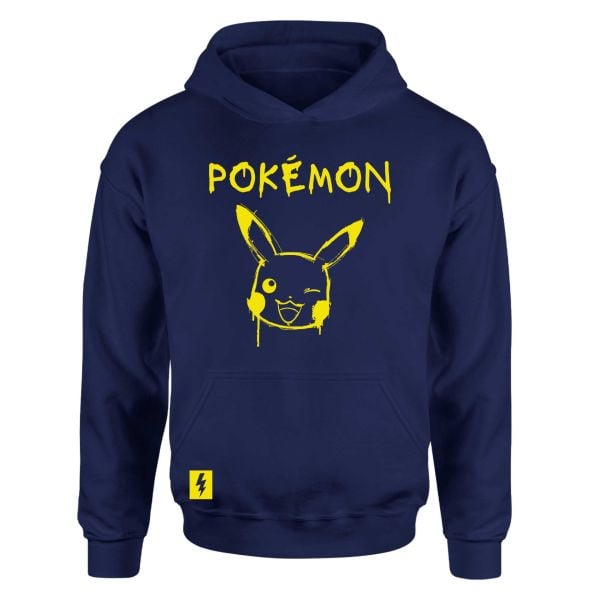 POKEMON #0025 Lacivert Hoodie