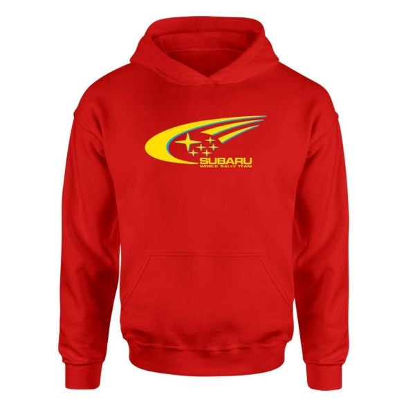 Subaru WRT Kırmızı Hoodie