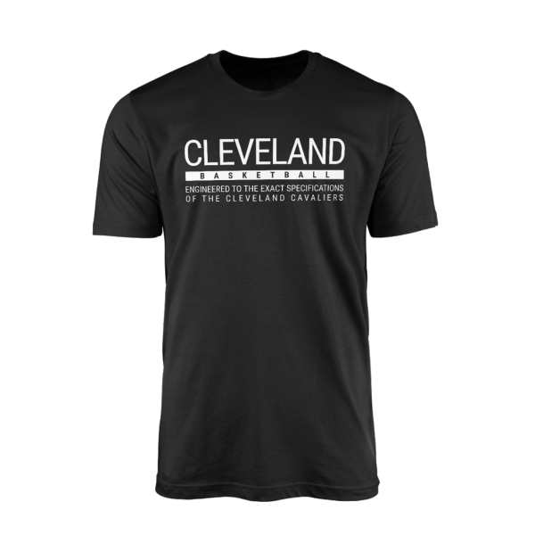 Cleveland Basketball Siyah Tshirt