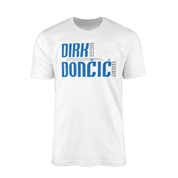 Dirk to Doncic Beyaz Tshirt