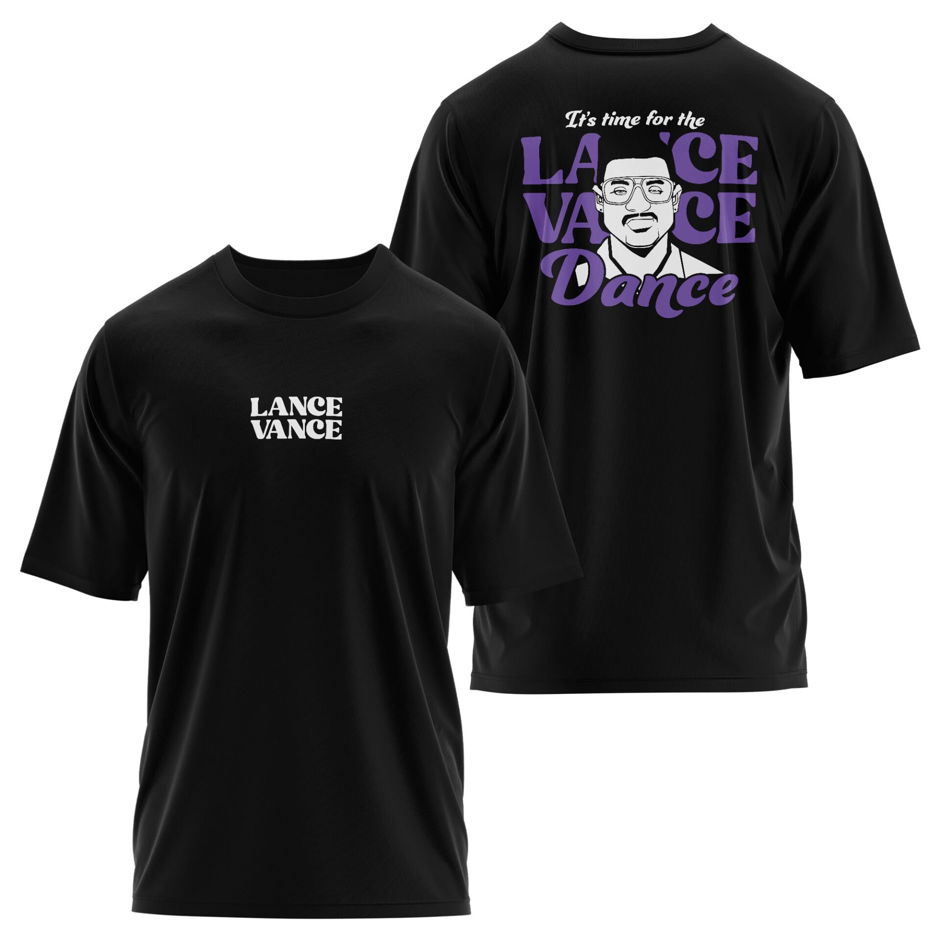 Lance Vance Dance GTA Siyah Oversize Tişört