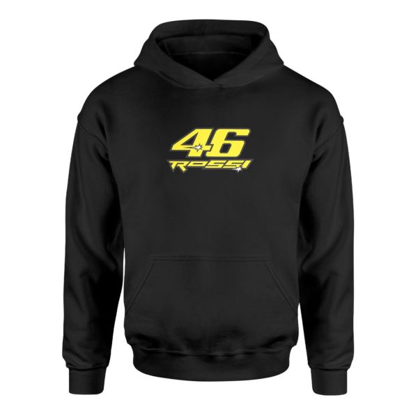 Valentino Rossi Siyah Hoodie