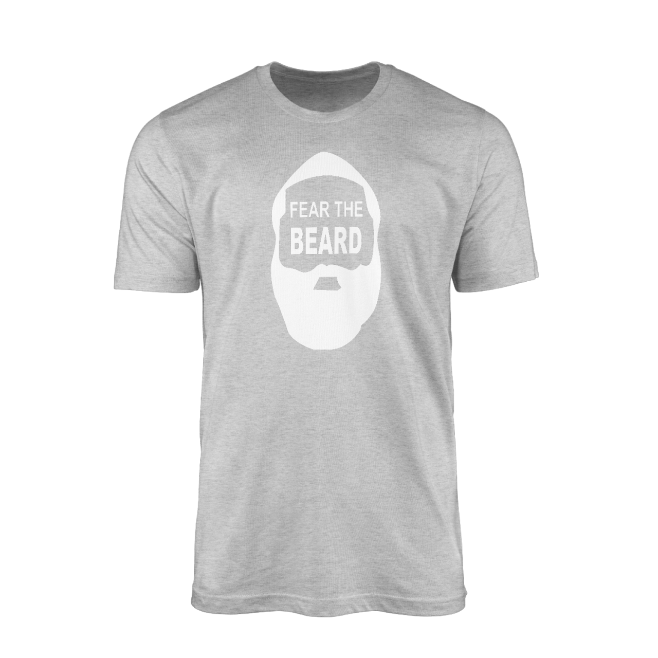 Fear The Beard Gri Tshirt
