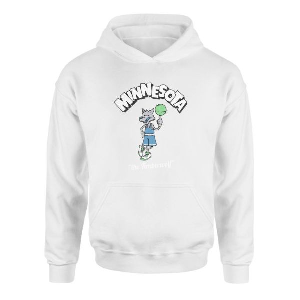 Cartoon Beyaz Hoodie