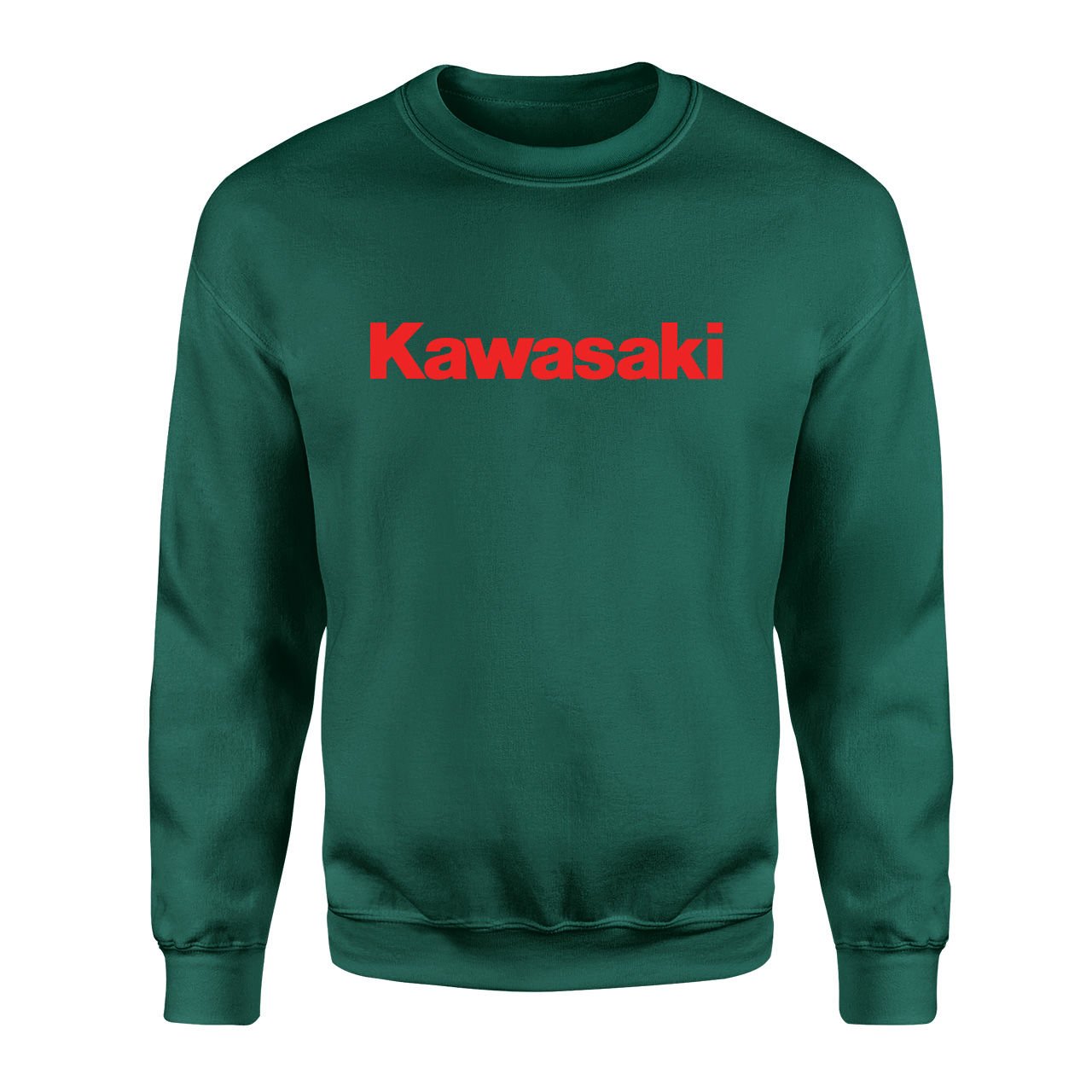 Kawasaki Red Nefti Yeşili Sweatshirt