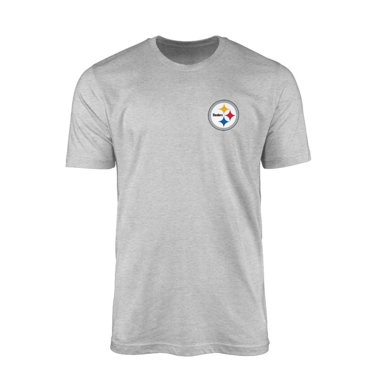 Pittsburgh Steelers Superior Logo Gri Tshirt