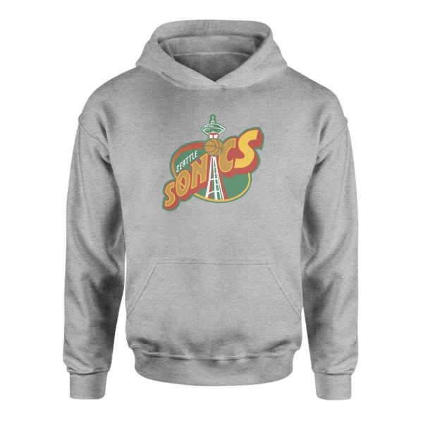 Seattle Supersonics Gri Hoodie