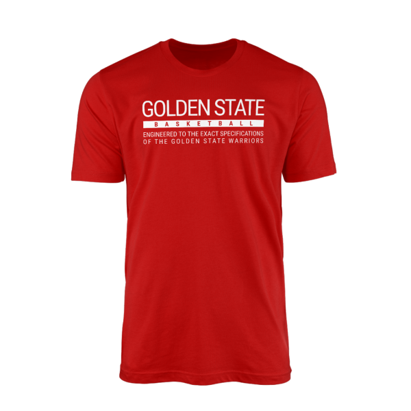 Golden State Basketball Kırmızı Tshirt