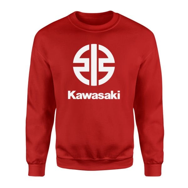 Kawasaki Kırmızı Sweatshirt