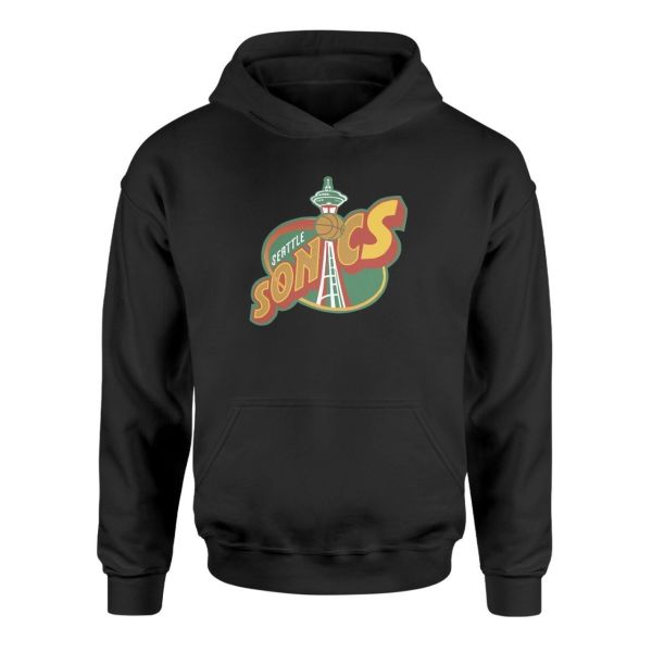 Seattle Supersonics Siyah Hoodie